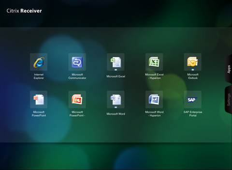 Citrix Receiver for iPad version 5.0