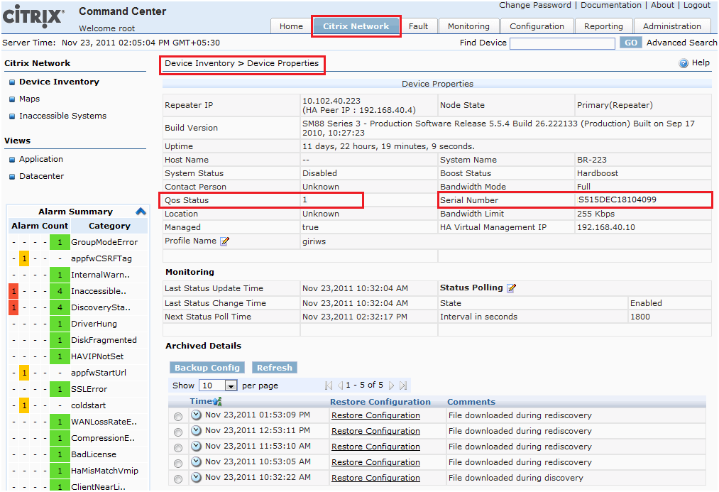 Citrix Command Center 5.0