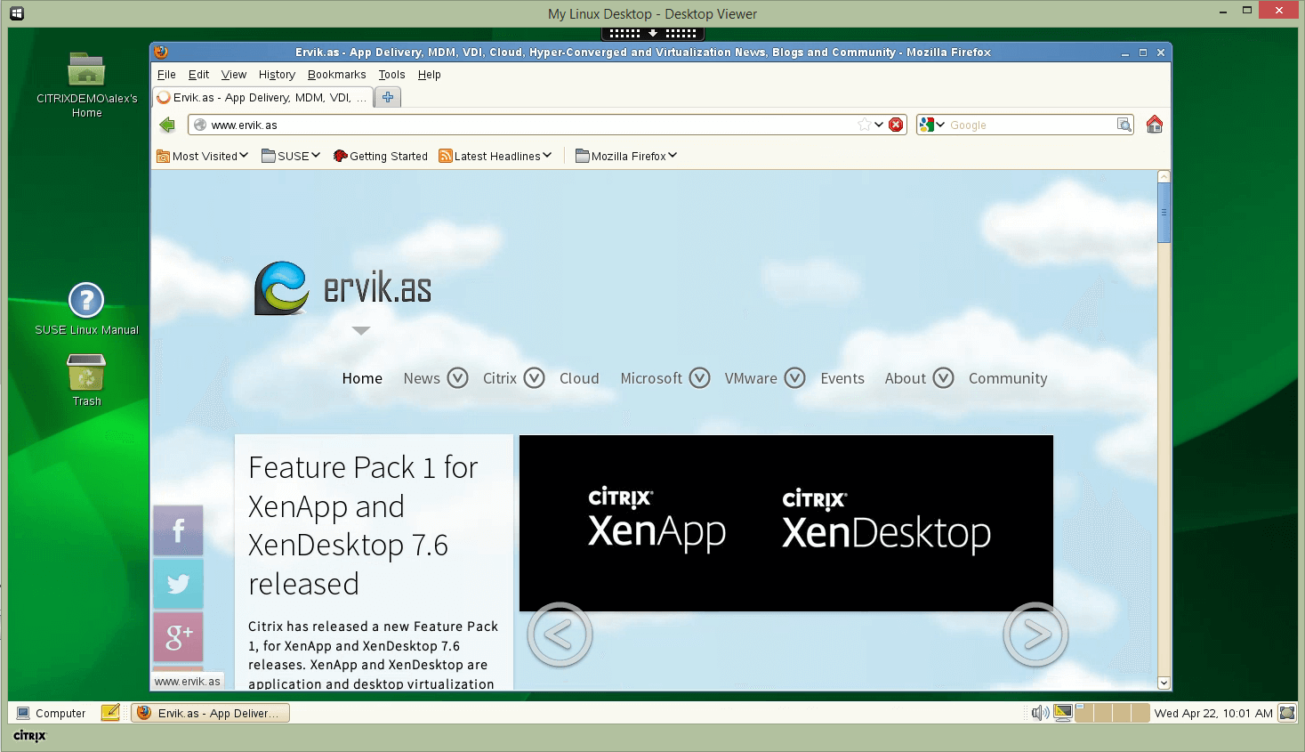 Citrix Linux Virtual Desktop 1.1