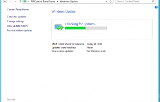 Windows Server 2012r2 and Windows 10 Windows Update hangs at every step