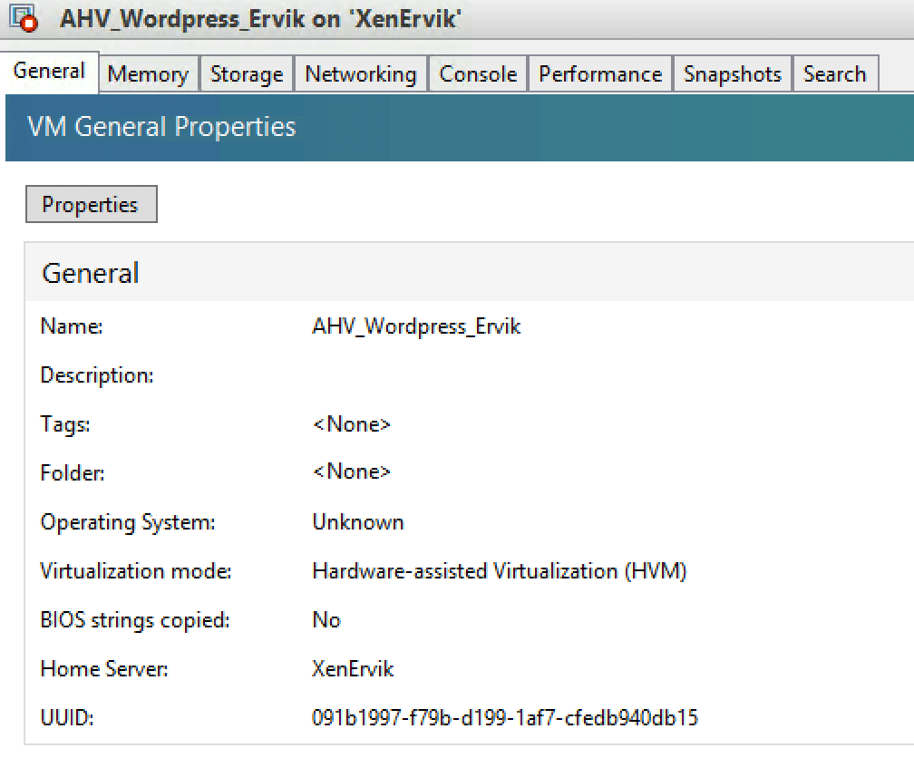 How to find UUID VM XenServer