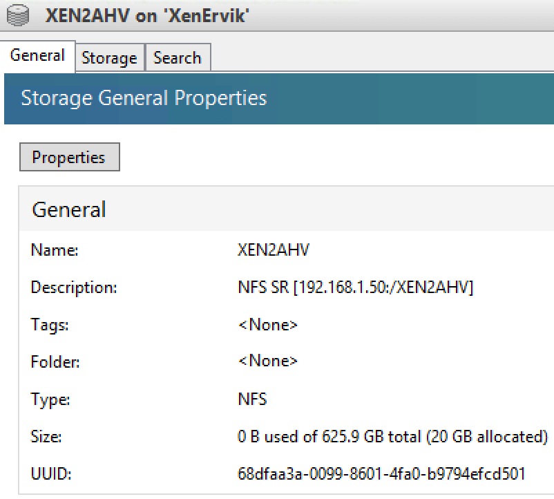 How to find UUID Storage XenServer
