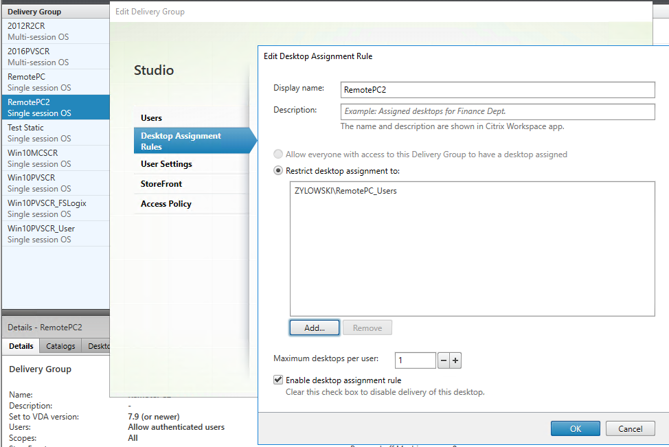 Citrix Remote PC Access Solution